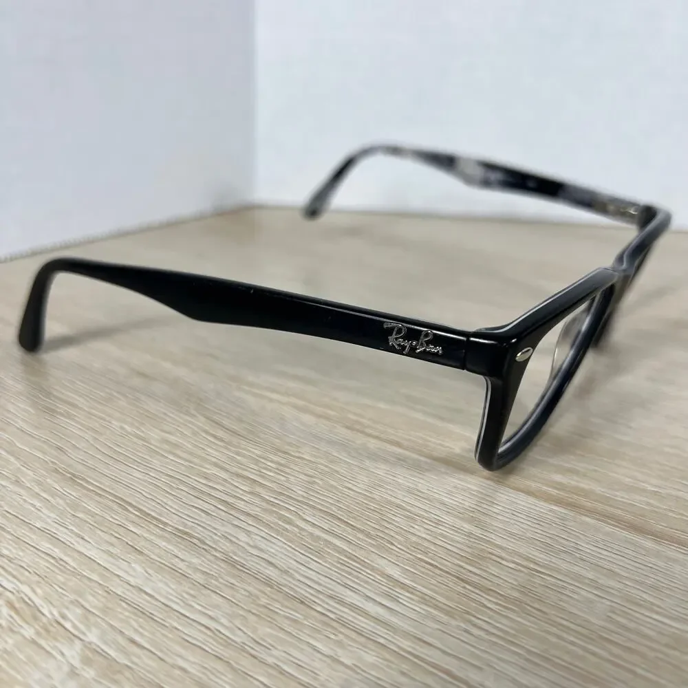 Ray-Ban RB5228 5405 Eyeglasses Rectangle Black Gray 53-17-140 Frames Only